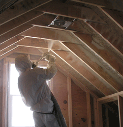 Garden Grove CA attic spray foam insulation